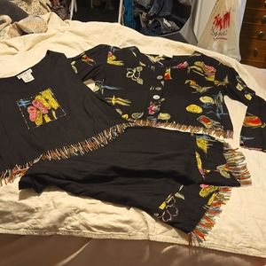 Beaded 3 pcs Paradiso outfit